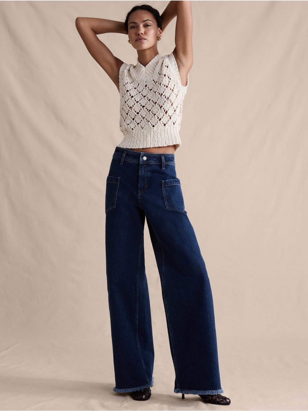 Banana Republic Wide-Leg Jeans